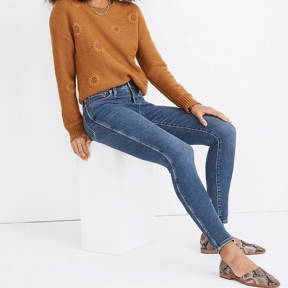 Madewell 10" High-Rise Skinny Jeans TENCEL™ Denim Edition Size 29